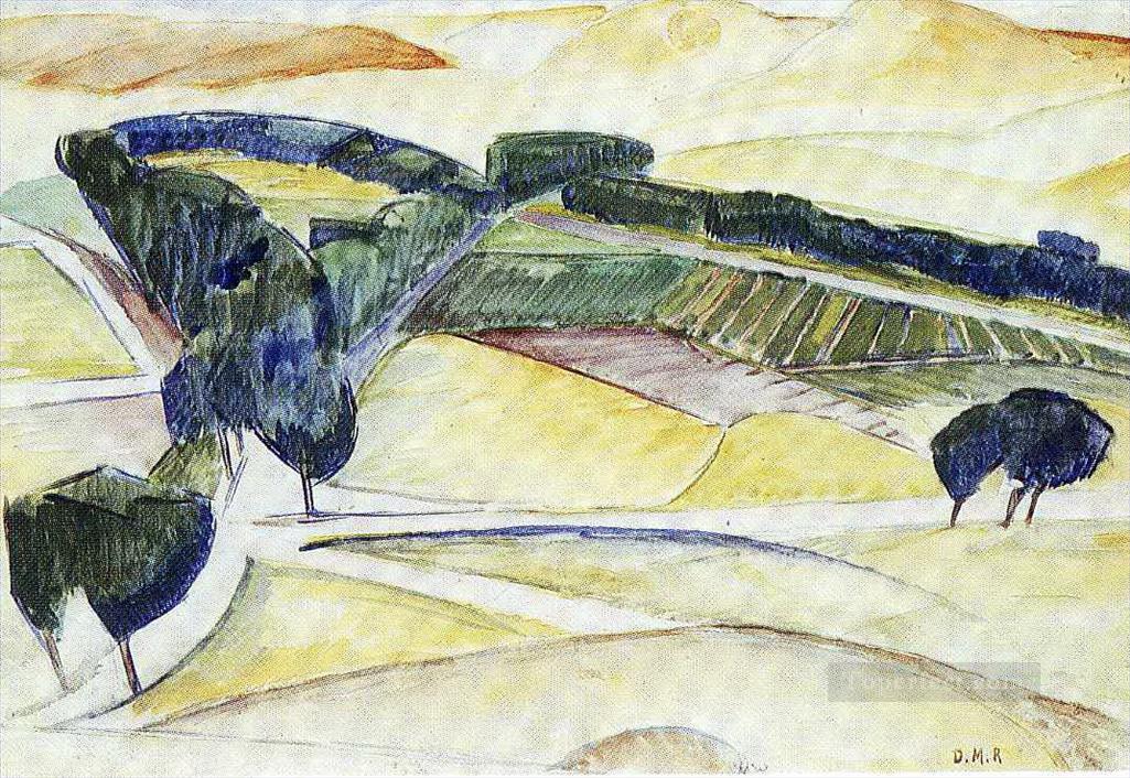 paisaje en toledo 1913 diego rivera Pintura al óleo